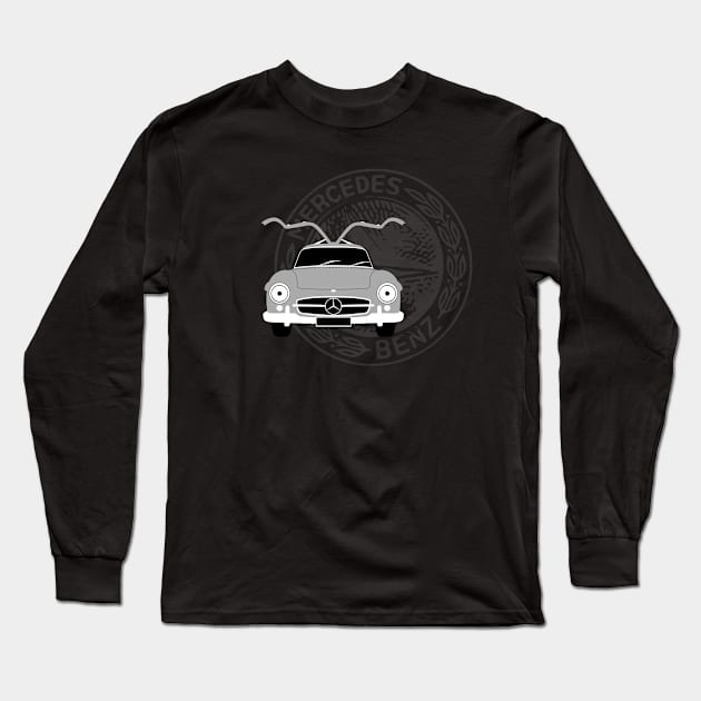 300SL Long Sleeve T-Shirt by AutomotiveArt